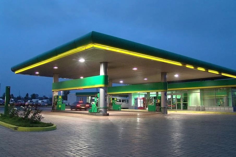 gas station
