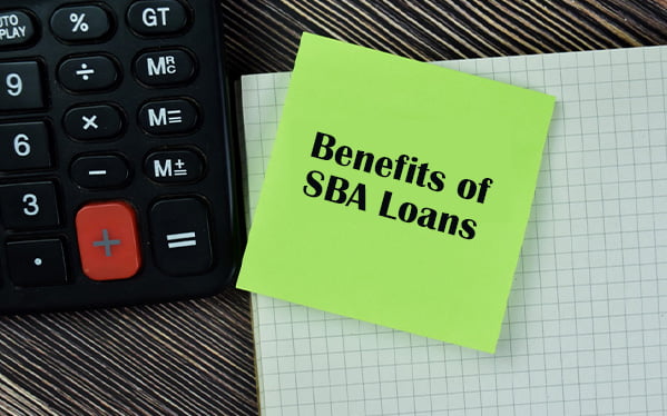 benefits of sba loans