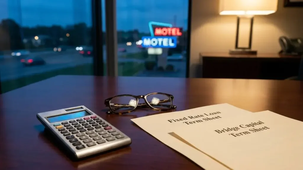 Comparing motel financing rates