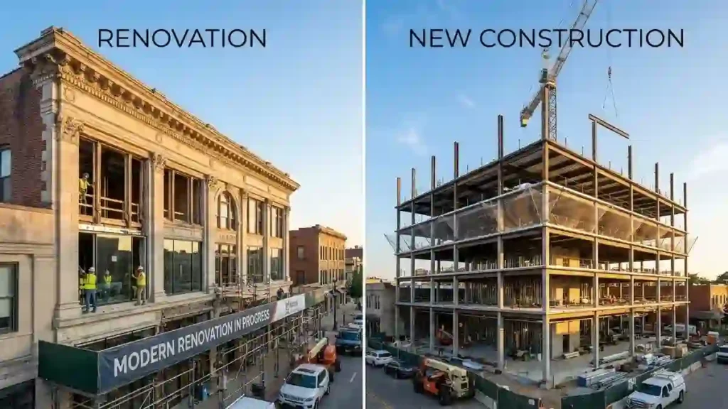 Hotel Renovation Loan Interest Rates vs New Construction Capital Allocation