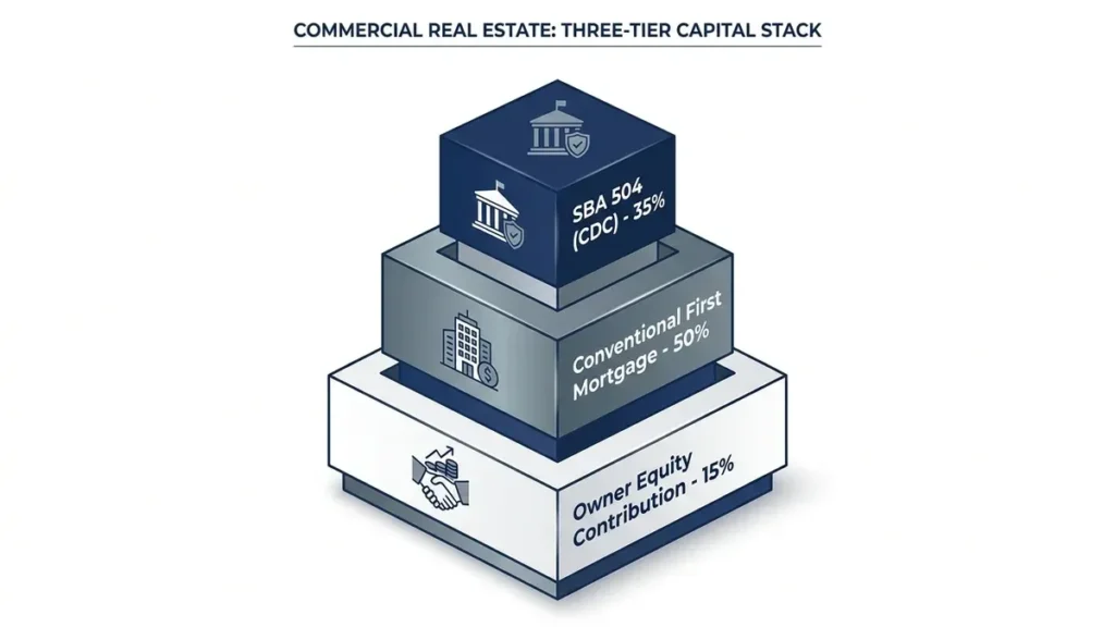 SBA 504 Three-Tier Capital Structure