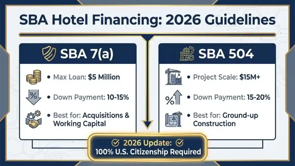 Sba-7a-vs-504-hotel-comparison-2026