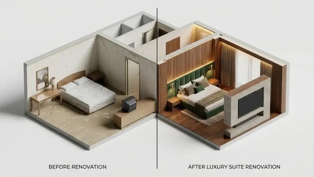 boutique hotel renovation financing tips
