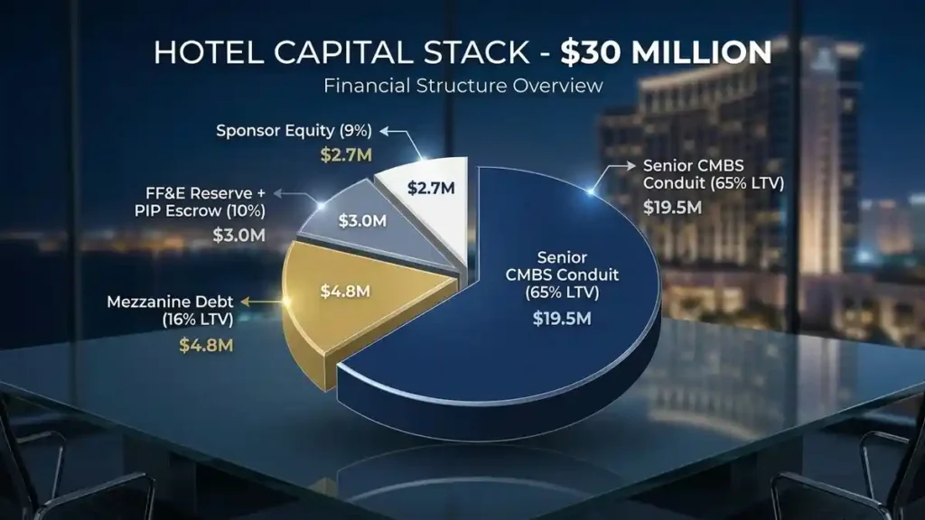 compare franchise hotel financing rates