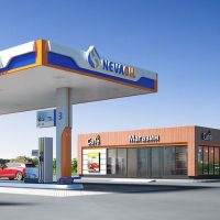 gas station