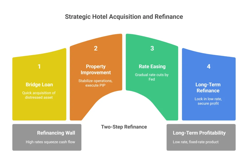 strategic hotel acquisition and refinance